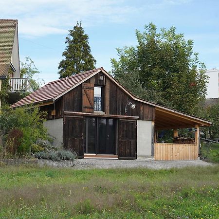 Tiny House Chez Claudine - Relaxen, Workspace, Naehe Thermen, Netflix, Free Parking & Wifi Brugg (Aargau) Exterior foto