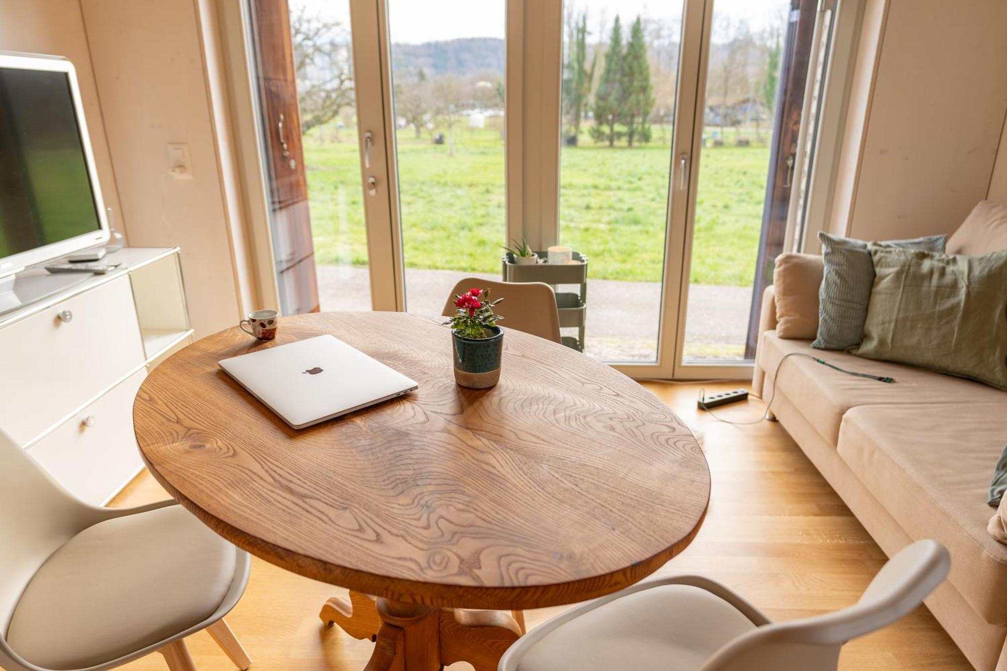Tiny House Chez Claudine - Relaxen, Workspace, Naehe Thermen, Netflix, Free Parking & Wifi Brugg (Aargau) Exterior foto