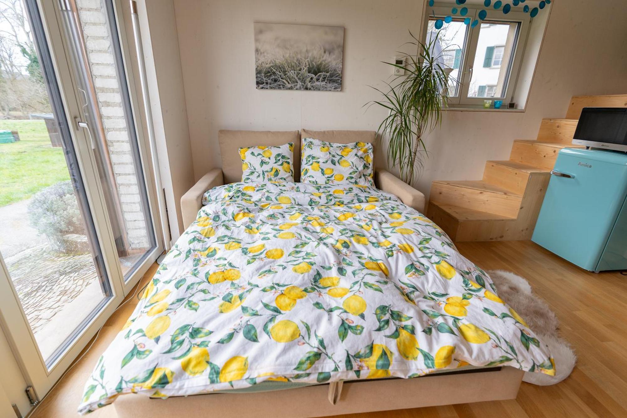 Tiny House Chez Claudine - Relaxen, Workspace, Naehe Thermen, Netflix, Free Parking & Wifi Brugg (Aargau) Exterior foto