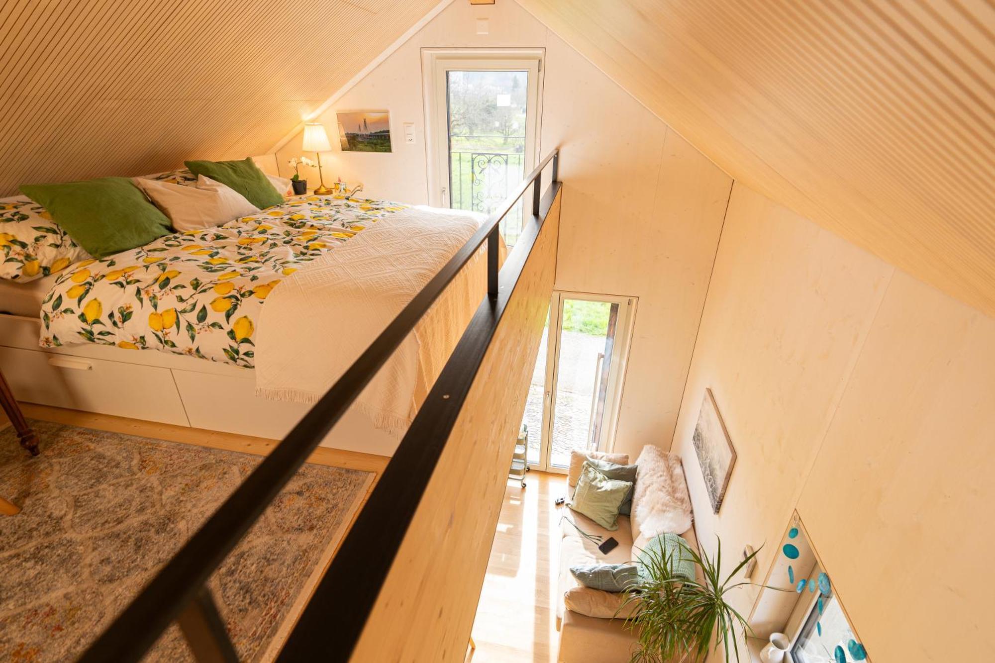 Tiny House Chez Claudine - Relaxen, Workspace, Naehe Thermen, Netflix, Free Parking & Wifi Brugg (Aargau) Exterior foto